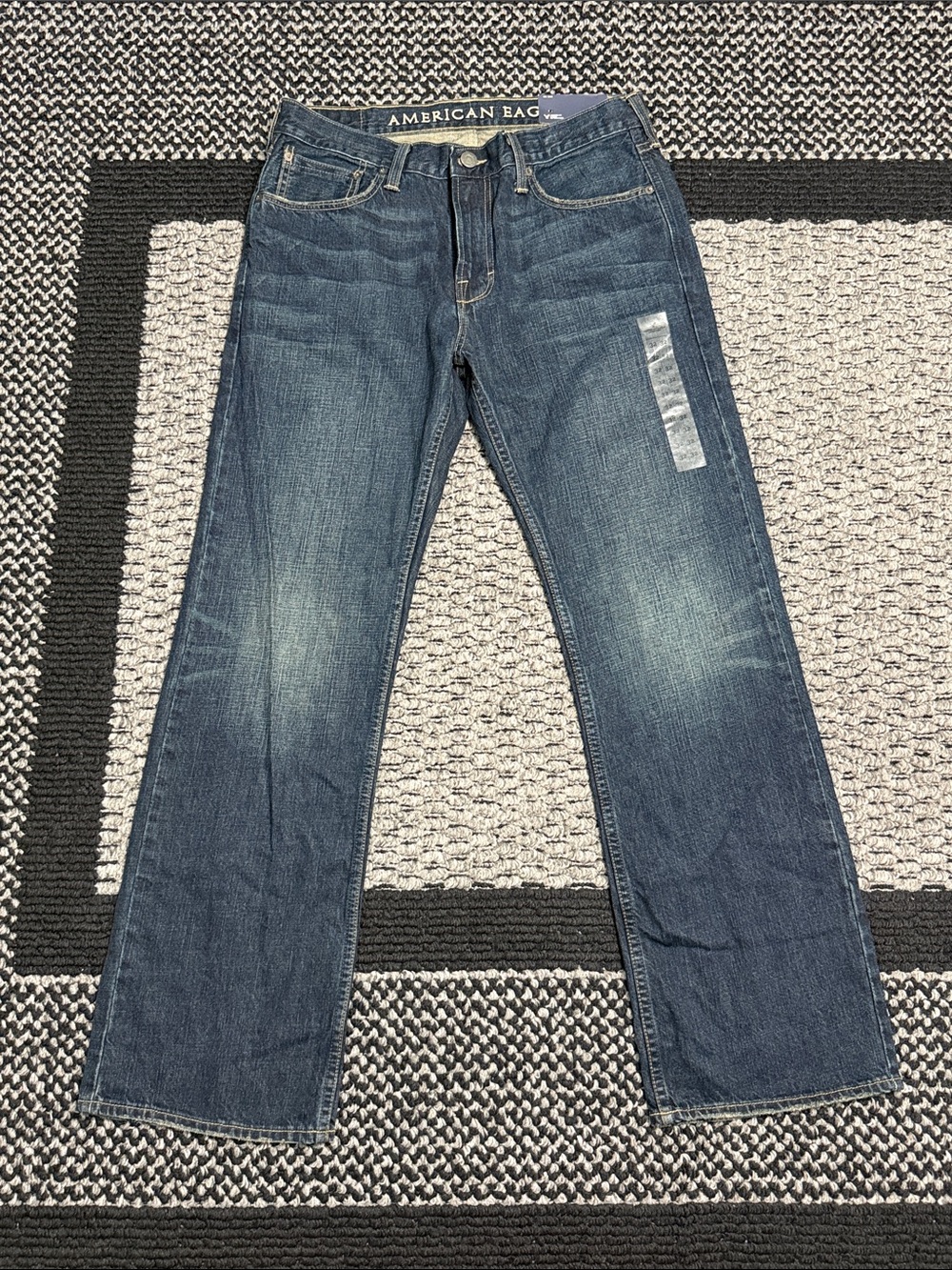 American Eagle Low Rise Boot Men's Jeans 32 NWT Y2K Bootcut Denim Americana